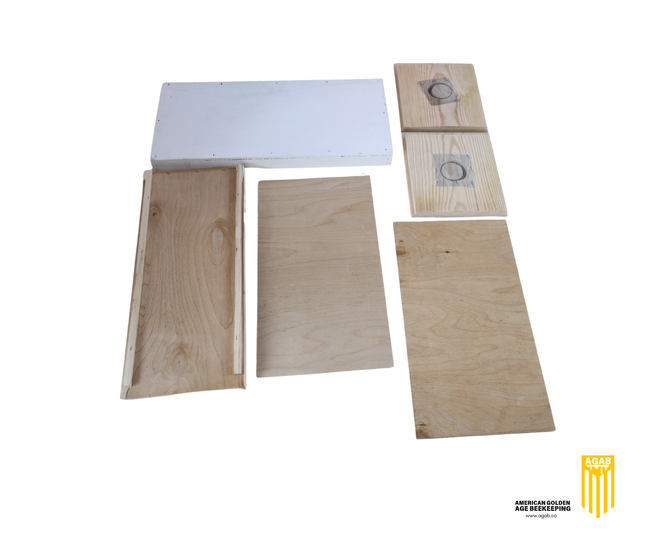 5-Frame box Unassembled Nucs